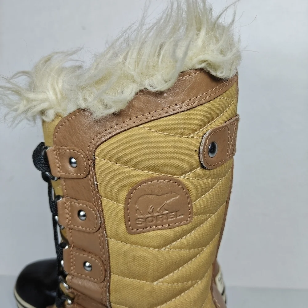 Sorel Kids Tofino II Boot Insulated Brown/Black Leather Waterproof Boots Size 1